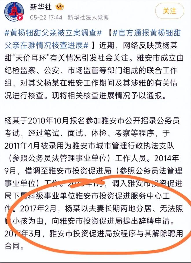 下场黄杨钿甜父亲被正式立案调查冰球突破天价耳环风波不断亲自(图3)